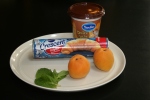 Round 2 ingredients: Crescent rolls, fresh apricots, dolce de leche, fresh mint